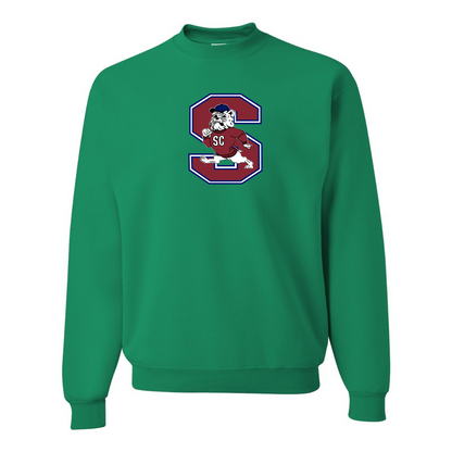 Men's South Carolina State Bulldogs Logo JERZEES NuBlend Crewneck Sweatshirt
