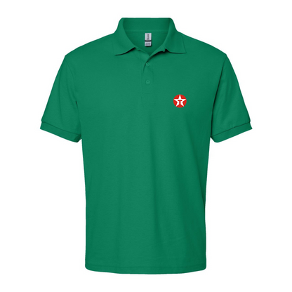 Men's Texaco Logo Gildan Dry Blend Jersey Polo