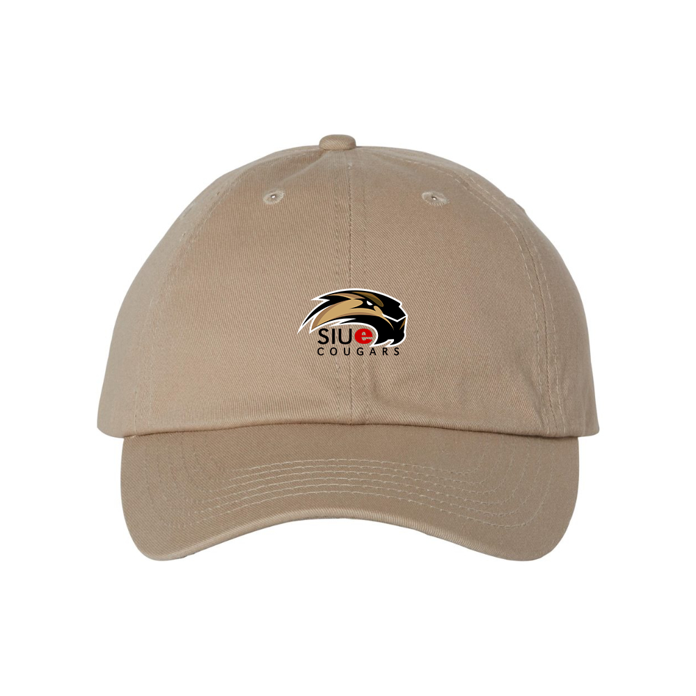 SIU Edwardsville Cougars Logo Valucap Adult Bio-Washed Classic Dad Hat
