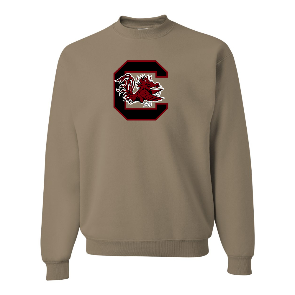 Men's South Carolina Gamecocks Logo  JERZEES NuBlend Crewneck Sweatshirt
