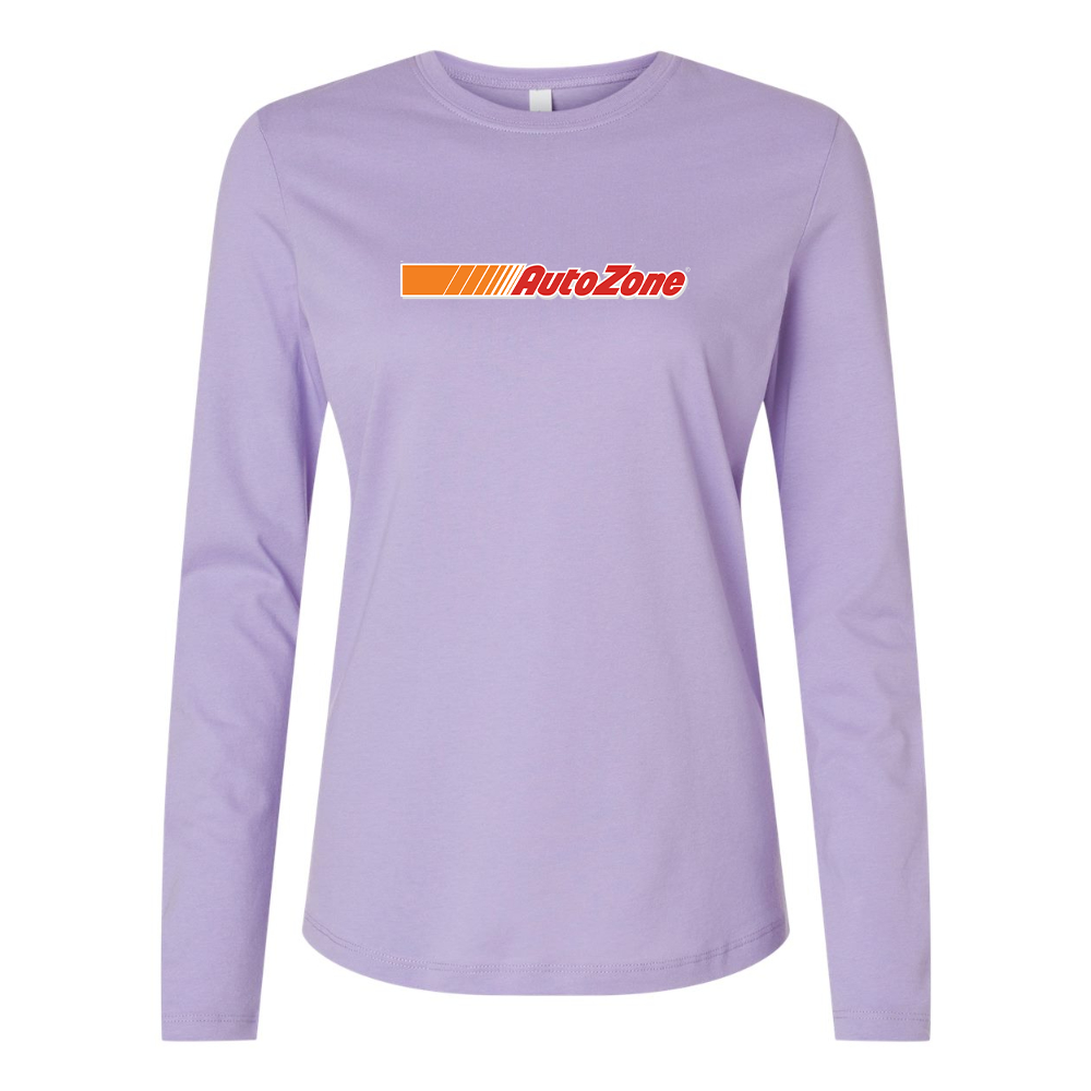BELLA CANVAS Women’s AutoZone Logo Jersey Long Sleeve Tee