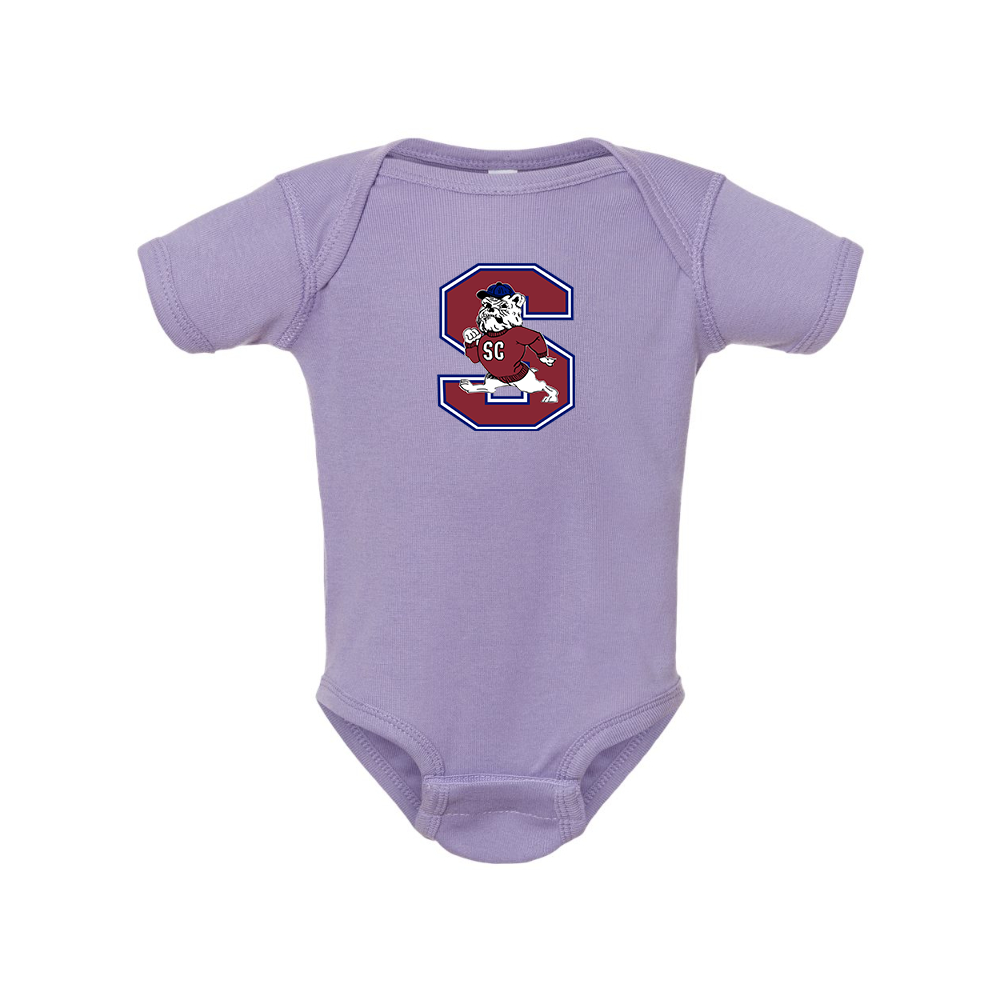 South Carolina State Bulldogs Logo Rabbit Skins Infant Baby Rib Bodysuit