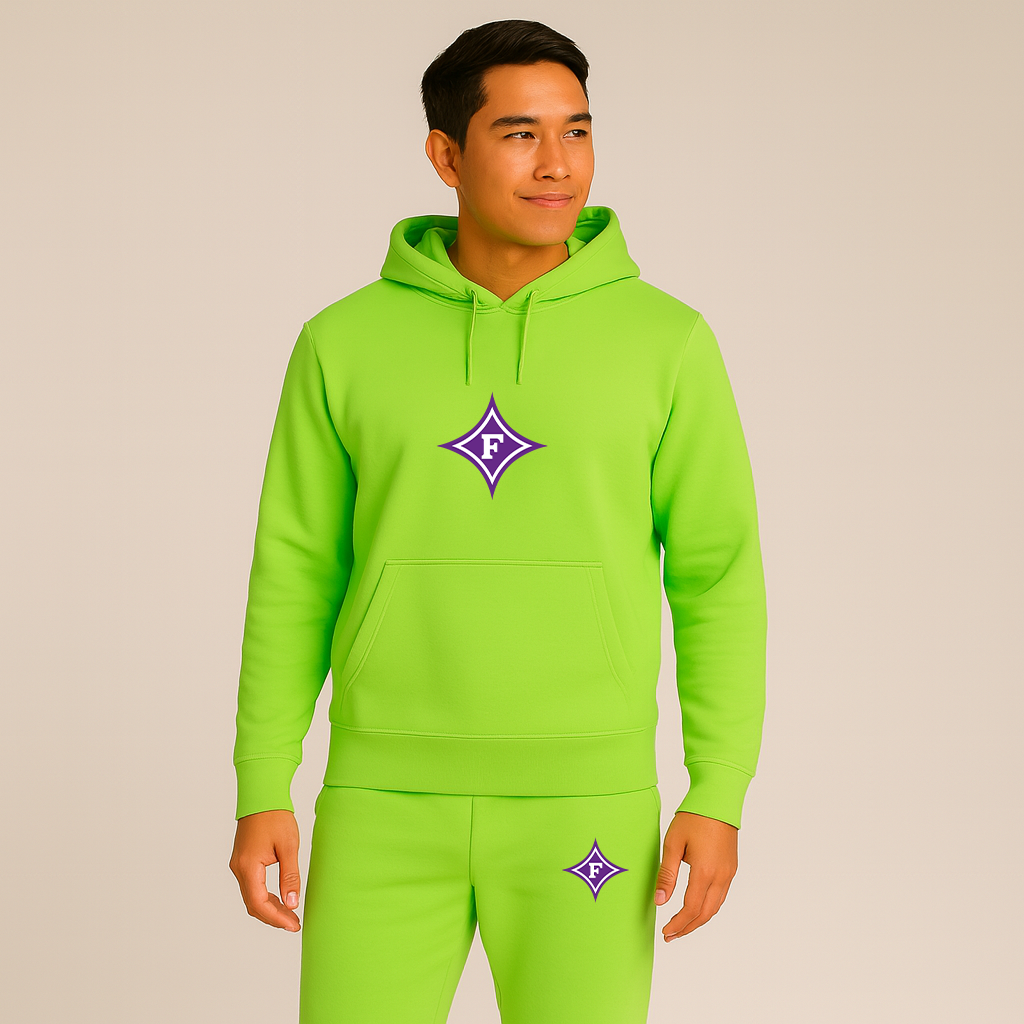 Men's Furman Paladins Logo Hoodie Joggers Set