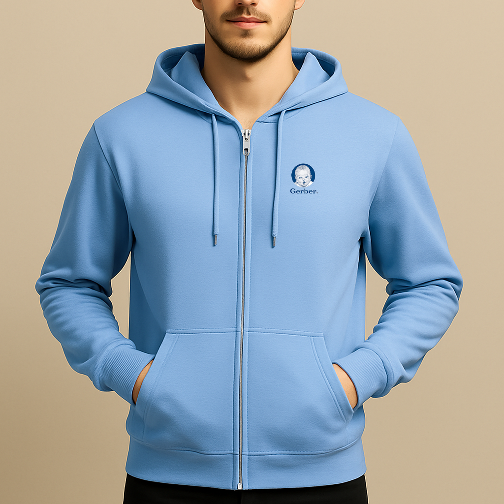 Men's Gerber Life Insurance Logo Zipper Hoodie