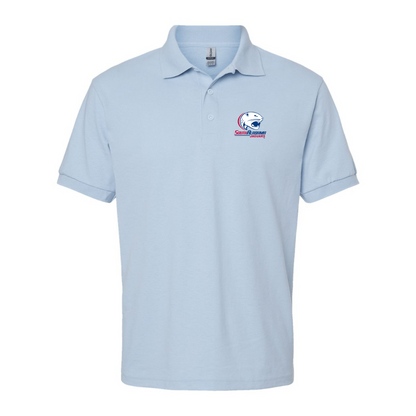 Men's South Alabama Jaguars Logo Gildan Dry Blend Jersey Polo