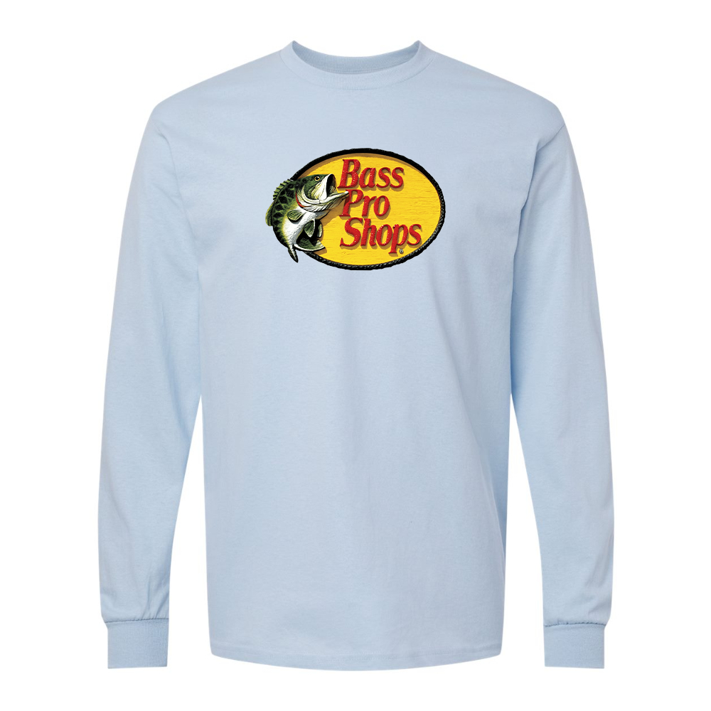 Men's Bass Pro Shops Logo Gildan Heavy Cotton Long Sleeve T-Shirt