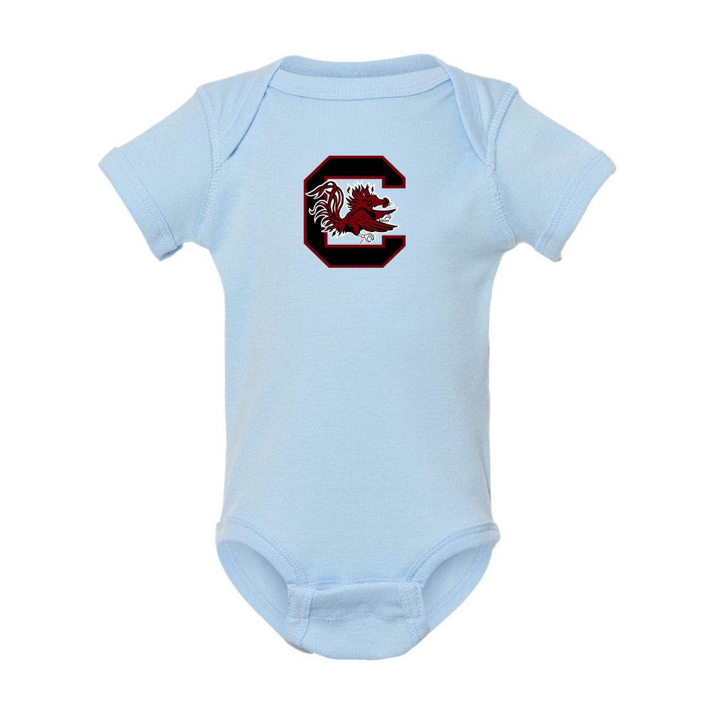 South Carolina Gamecocks Logo Rabbit Skins Infant Baby Rib Bodysuit