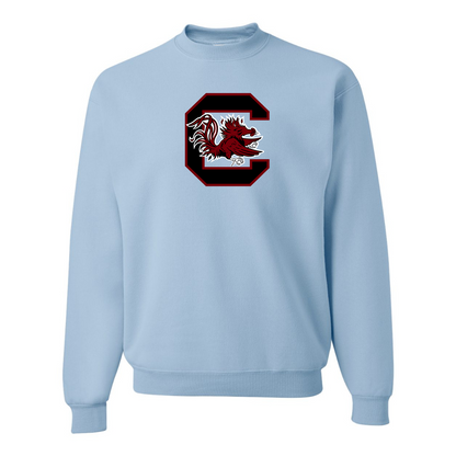 Men's South Carolina Gamecocks Logo  JERZEES NuBlend Crewneck Sweatshirt