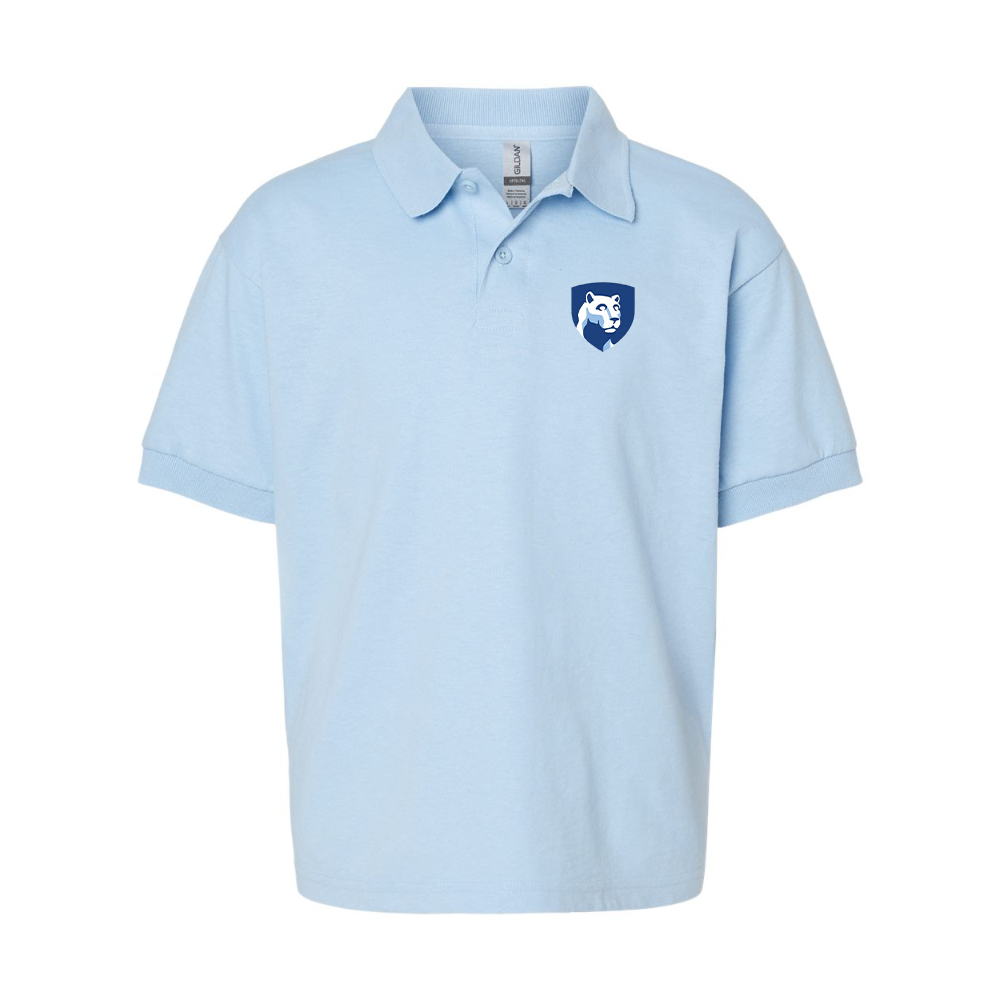 Youth Penn State Symbol Gildan Dry Blend Jersey Polo
