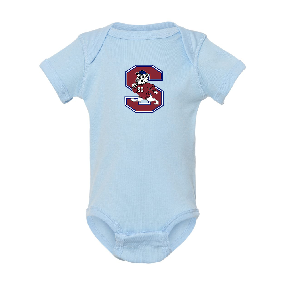 South Carolina State Bulldogs Logo Rabbit Skins Infant Baby Rib Bodysuit