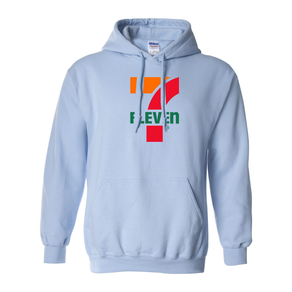 Men's 7 Eleven Logo Gildan  Heavy Blend Hooded Sweatshirt