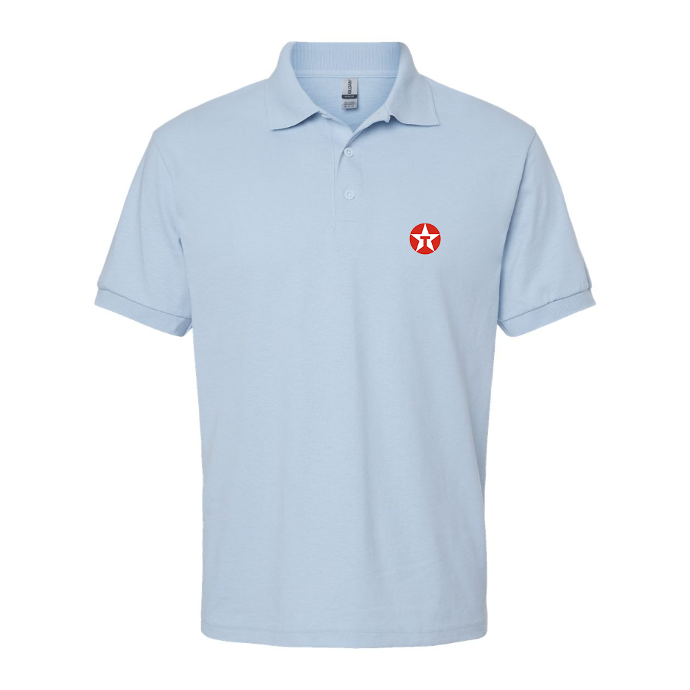 Men's Texaco Logo Gildan Dry Blend Jersey Polo
