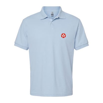 Men's Texaco Logo Gildan Dry Blend Jersey Polo
