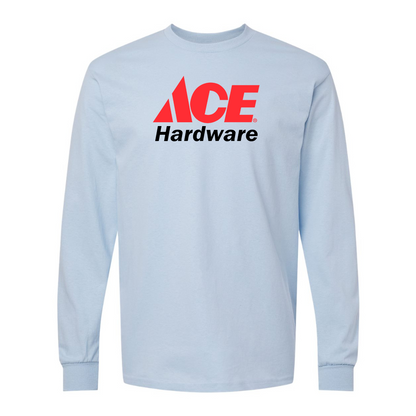 Men's ACE Hardware Logo Gildan Heavy Cotton Long Sleeve T-Shirt