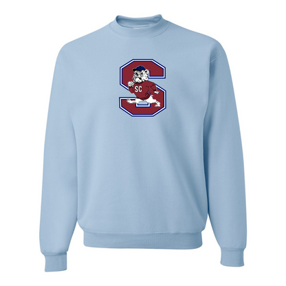 Men's South Carolina State Bulldogs Logo JERZEES NuBlend Crewneck Sweatshirt