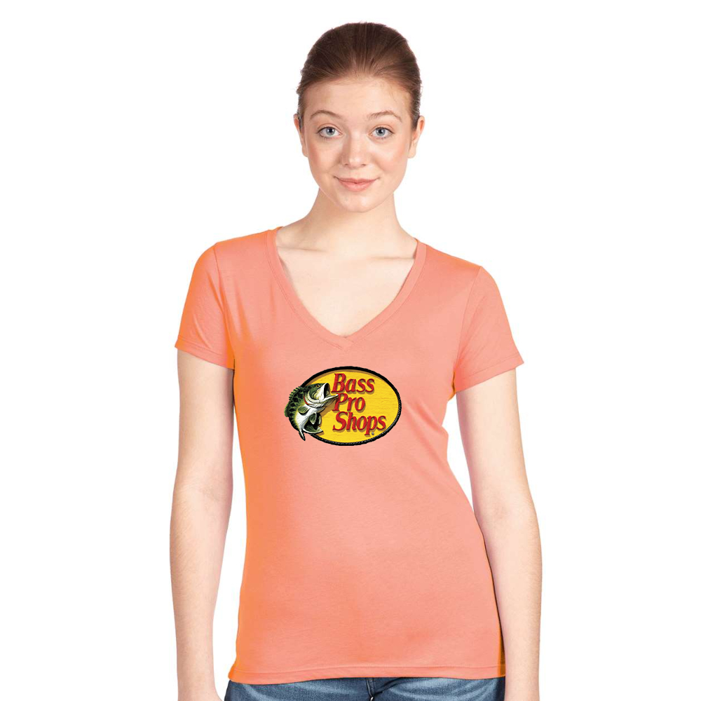 Women's Bass Pro Shops Logo Next Level V-Neck T-Shirt