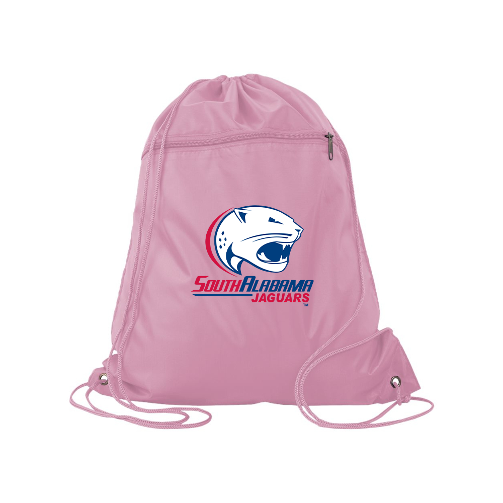 South Alabama Jaguars Logo Q-Tees - Polyester Cinchpack