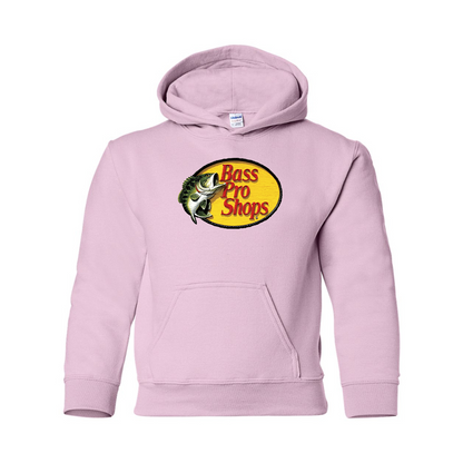 Youth Bass Pro Shops Logo Gildan Heavy Blend  Hooded Sweatshirt
