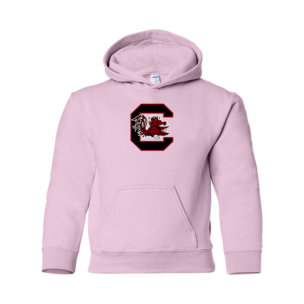 Youth South Carolina Gamecocks Logo Gildan Heavy Blend  Hooded Sweatshirt