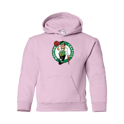 Youth Boston Celtics Logo Gildan Heavy Blend  Hooded Sweatshirt