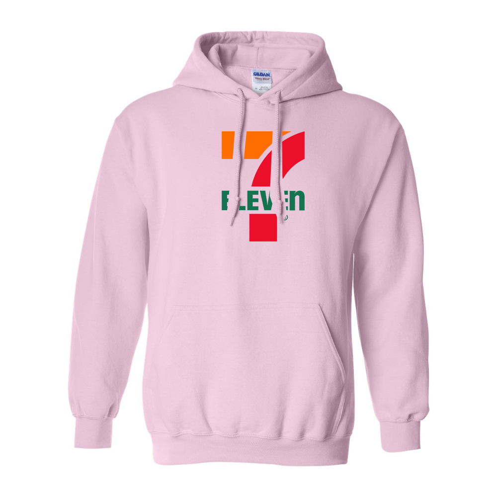 Men's 7 Eleven Logo Gildan  Heavy Blend Hooded Sweatshirt
