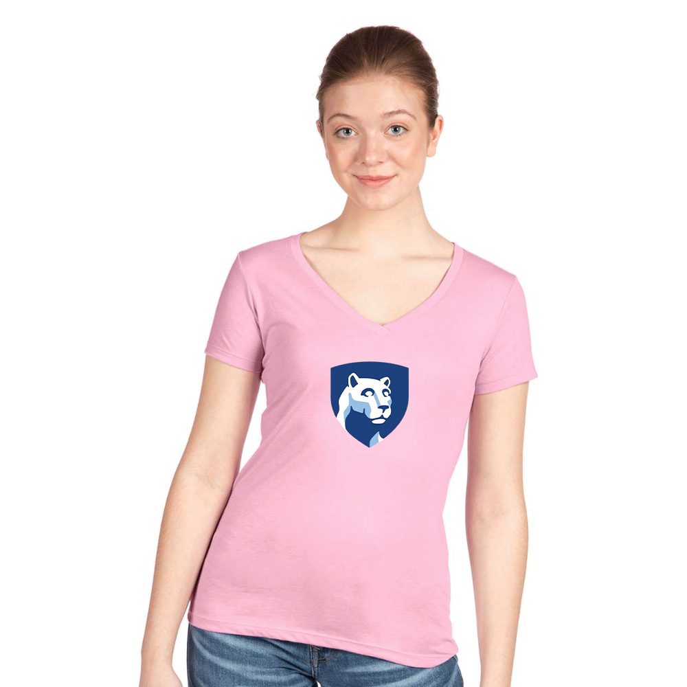 Women's Penn State Symbol  Next Level V-Neck T-Shir