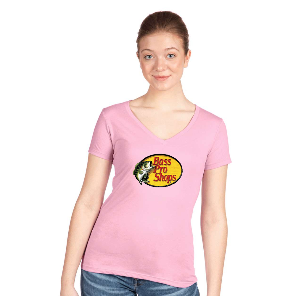 Women's Bass Pro Shops Logo Next Level V-Neck T-Shirt