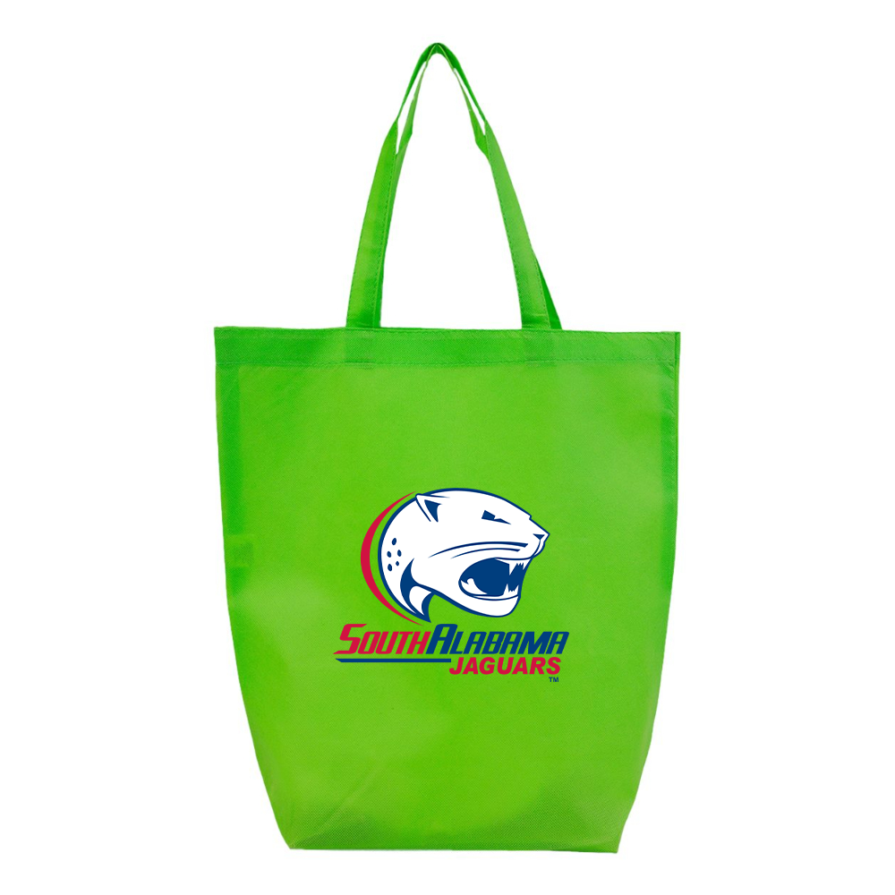 South Alabama Jaguars Logo Q-Tees Non-Woven Gusset Bottom Tote