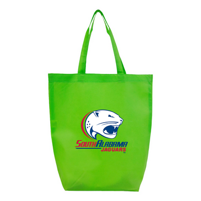 South Alabama Jaguars Logo Q-Tees Non-Woven Gusset Bottom Tote