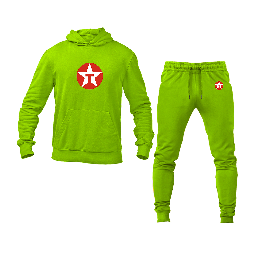 Men's Texaco Logo Hoodie Joggers Set