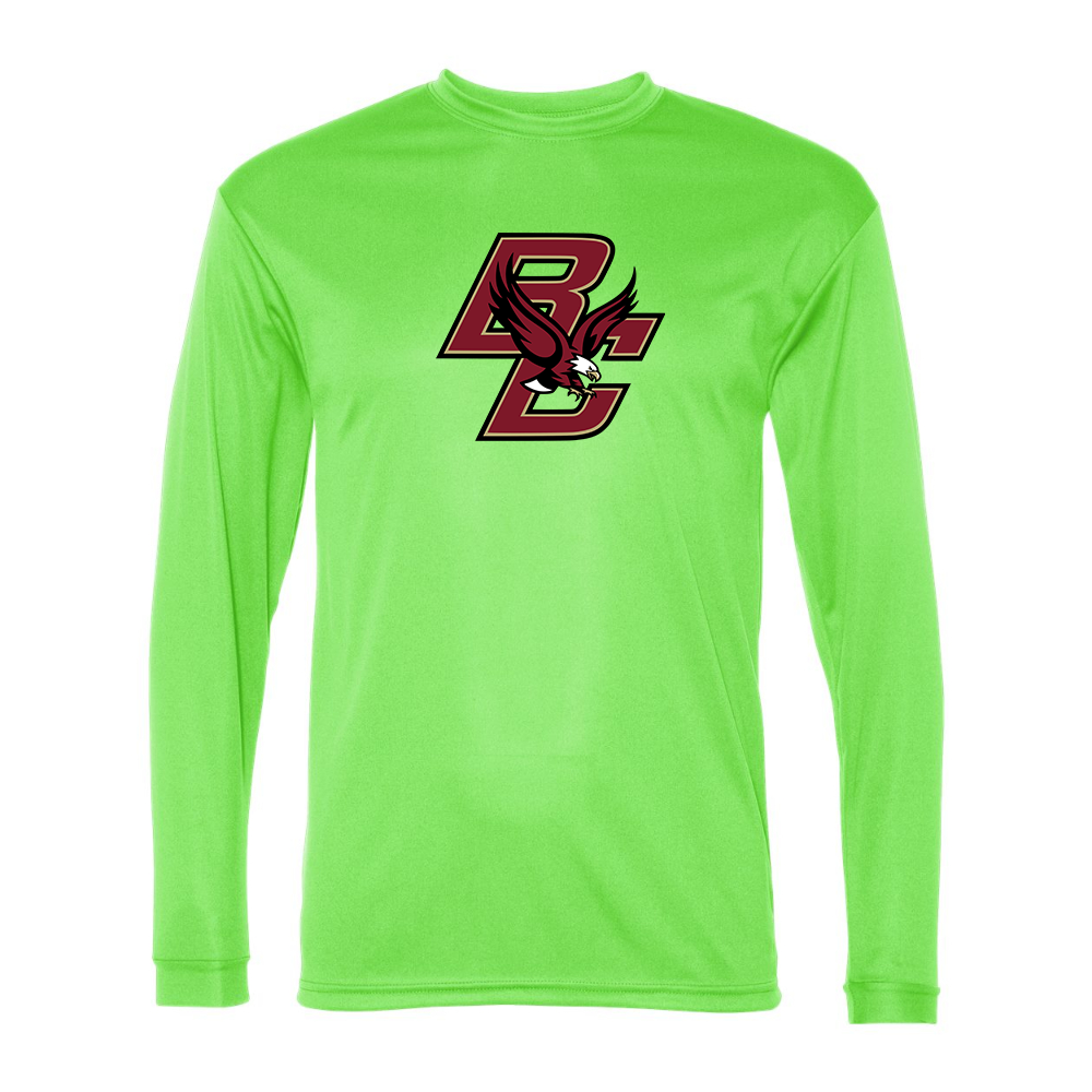 Men's Boston College Eagles Polyester Long Sleeve T-Shirt