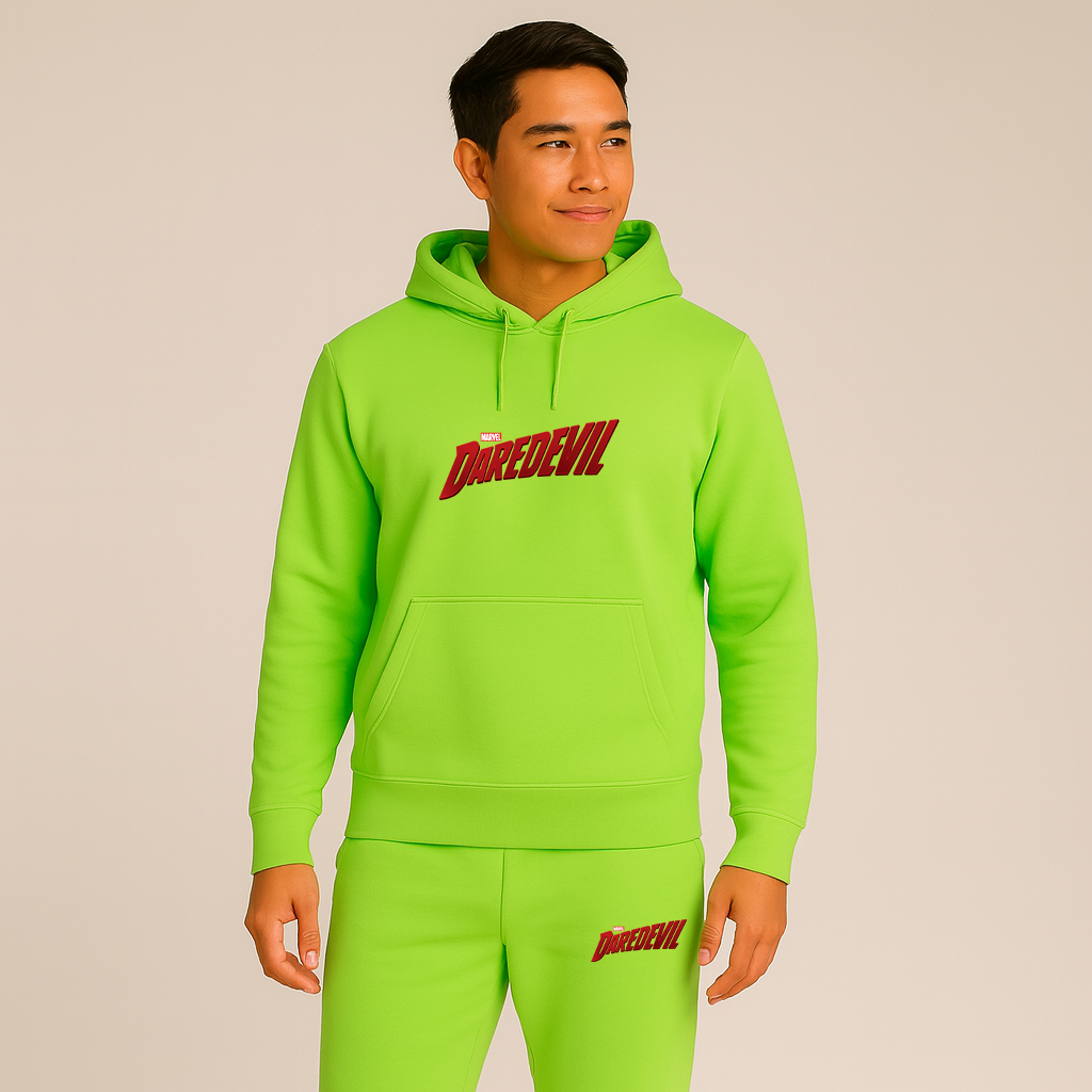 Men's Daredevil Marvel Hoodie Joggers Set