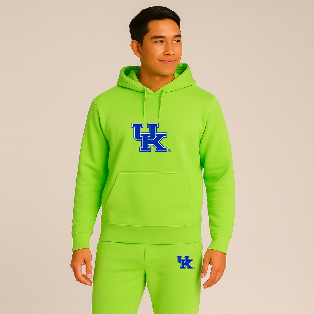 Men's Kentucky Wildcats Logo Hoodie Joggers Set