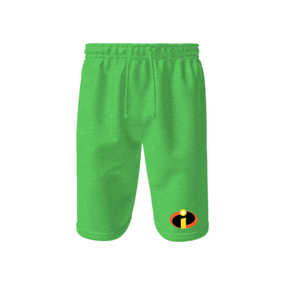 Men's The Incredibles Cartoon Athletic Fleece Shorts