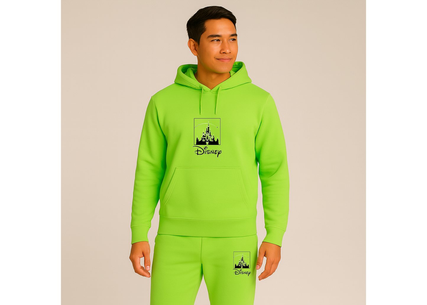 Men's Walt Disney Cartoon Hoodie Joggers Set