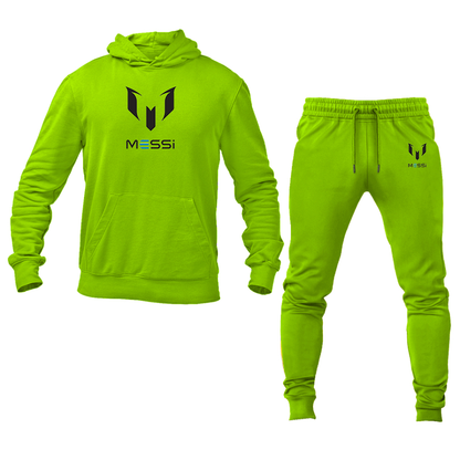 Men's Lionel Messi Air Messi Soccer Logo Hoodie Joggers Set