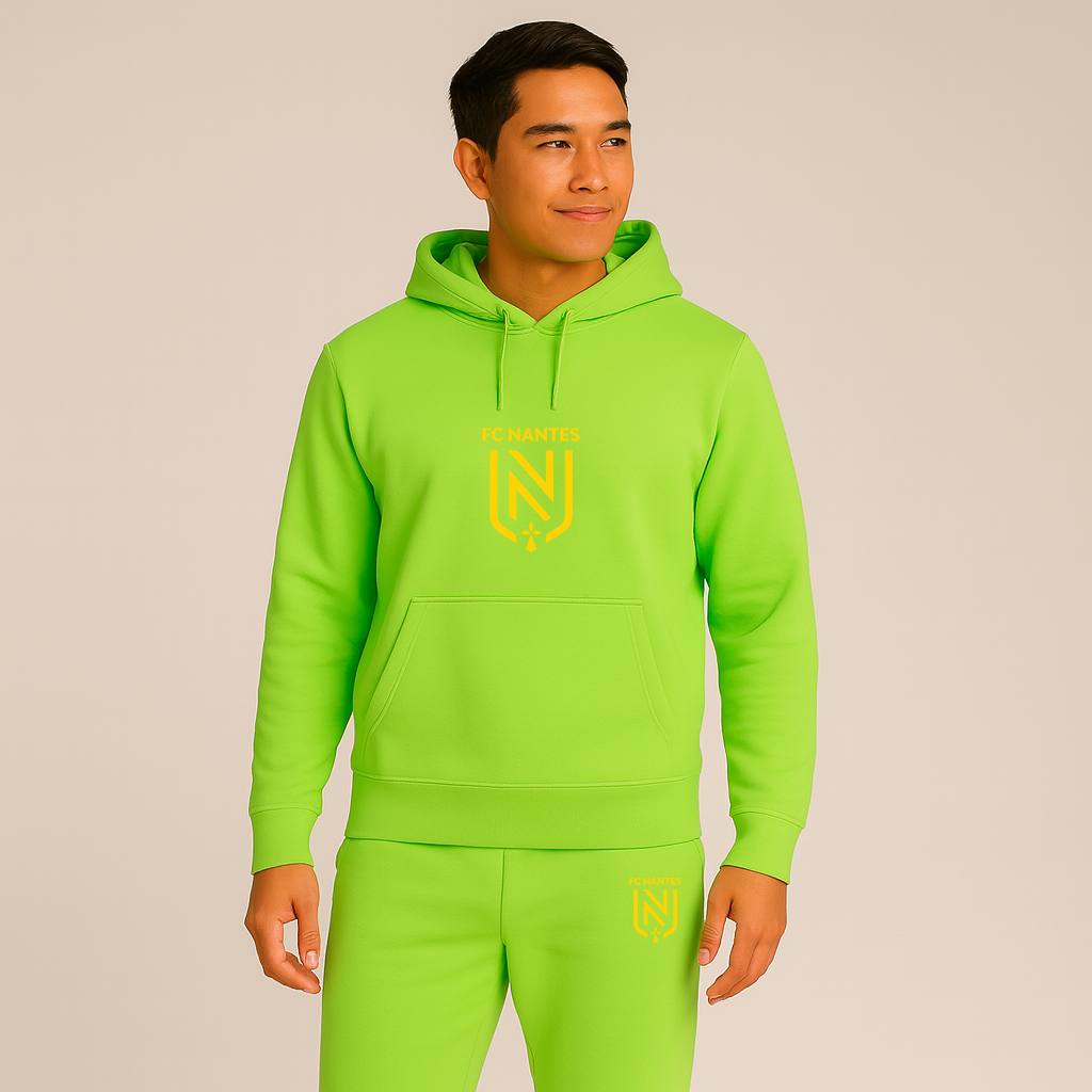 Men's FC Nantes Soccer Logo Hoodie Joggers Set