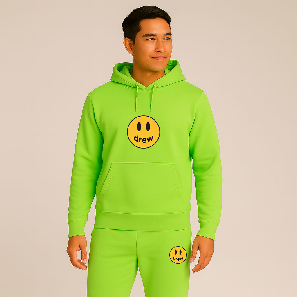 Men's Justin Bieber Drew Music Hoodie Joggers Set