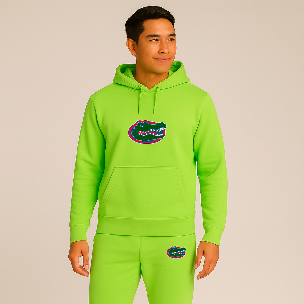 Men's Florida Gators Logo Hoodie Joggers Set