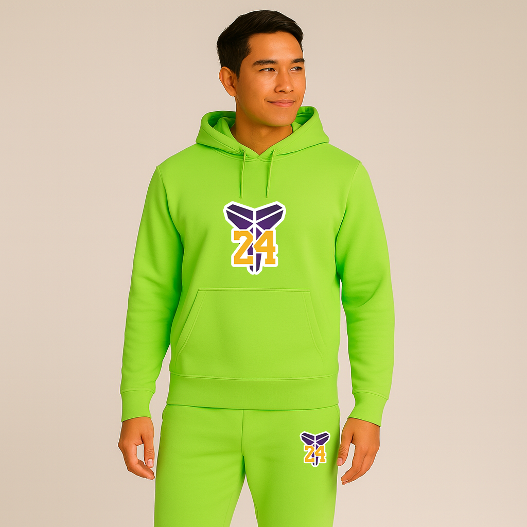 Men's Kobe Bryant Mamba 24 Hoodie Joggers Set
