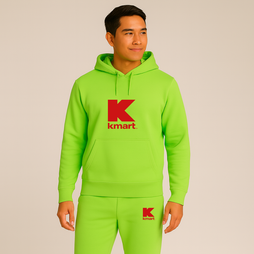 Men's Kmart Logo Hoodie Joggers Set