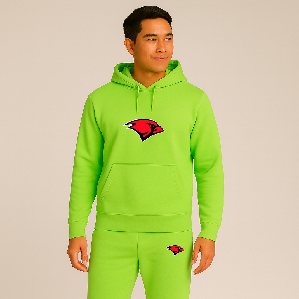 Men's Incarnate Word Cardinals Logo Hoodie Joggers Set