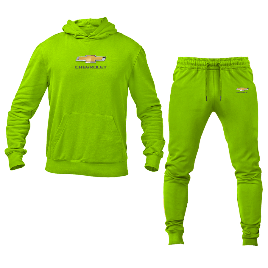 Men's Chevrolet Logo Hoodie Joggers Set