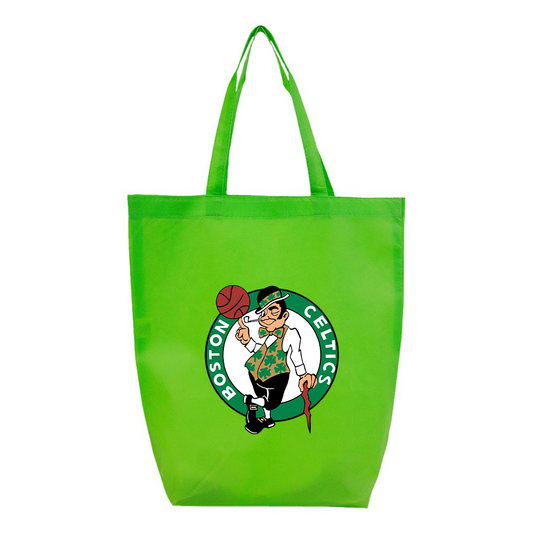 Boston Celtics Logo Q-Tees Non-Woven Gusset Bottom Tote