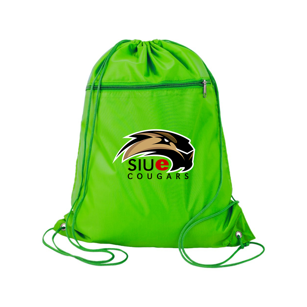 SIU Edwardsville Cougars Logo Q-Tees - Polyester Cinchpack