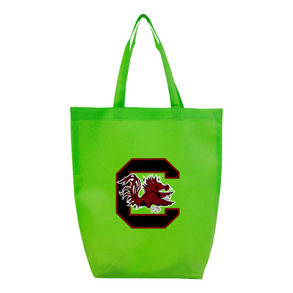 South Carolina Gamecocks Logo Q-Tees Non-Woven Gusset Bottom Tote