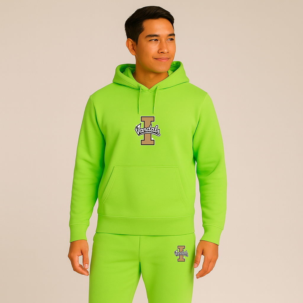 Men's Idaho Vandals Logo Hoodie Joggers Set