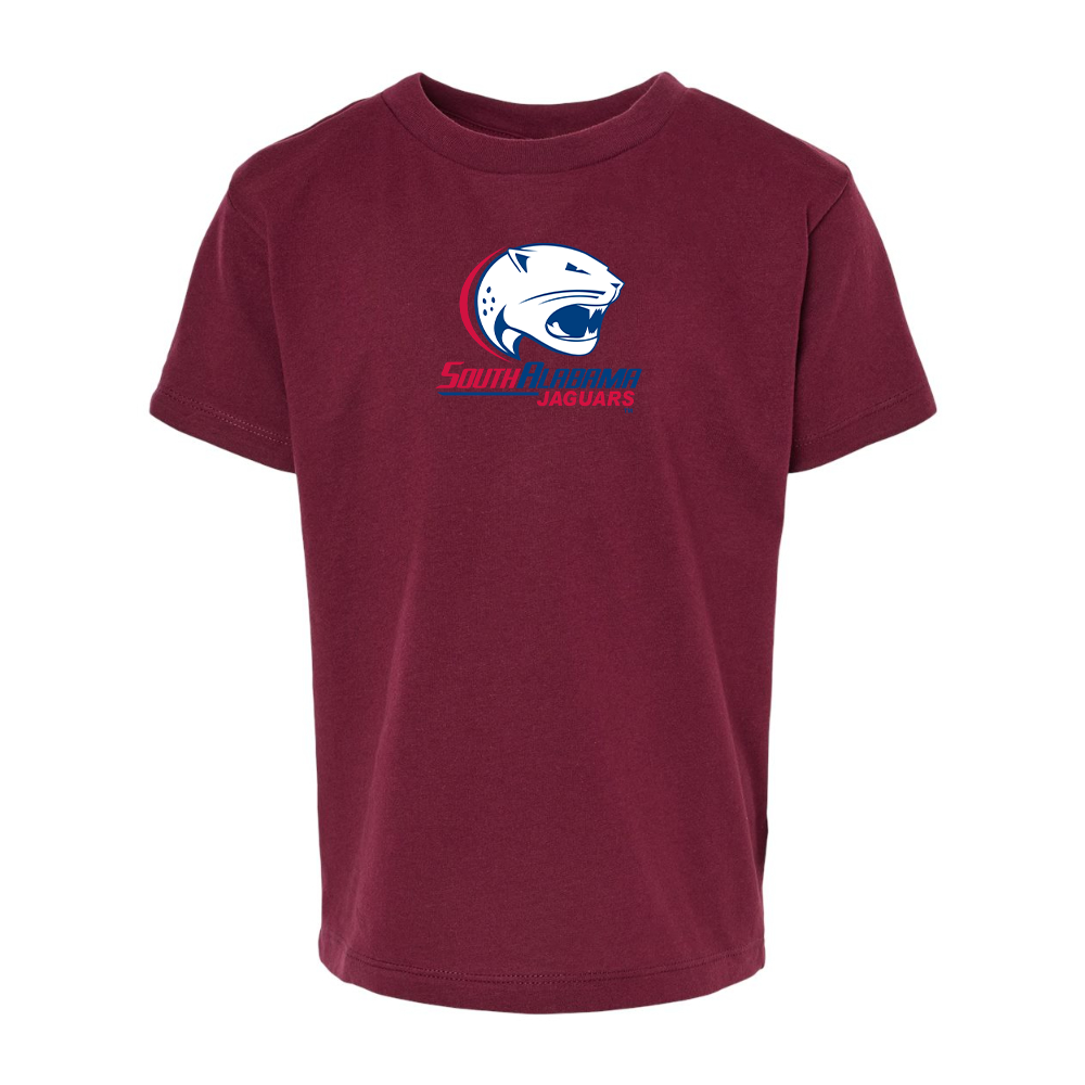 South Alabama Jaguars Logo BELLA  CANVAS Toddler Jersey Tee