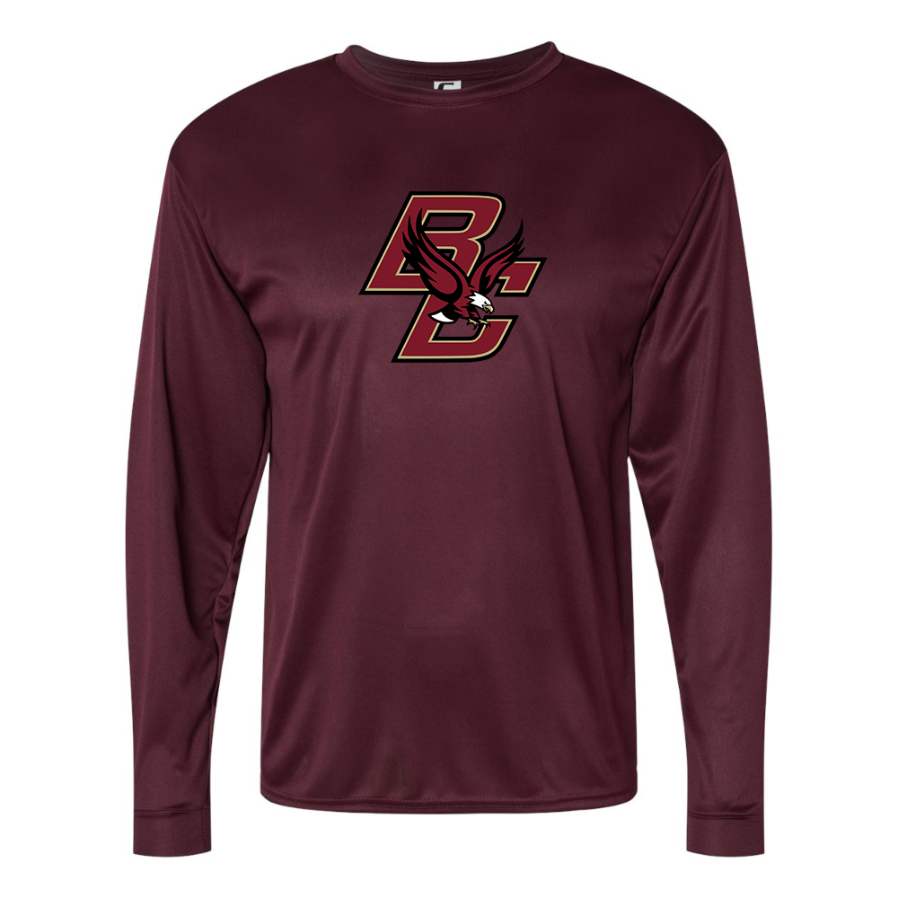 Men's Boston College Eagles Polyester Long Sleeve T-Shirt