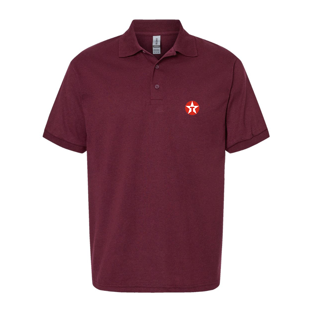Men's Texaco Logo Gildan Dry Blend Jersey Polo